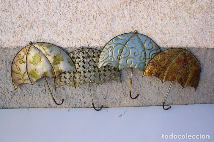 Vintage: mural paraguas de metal decor