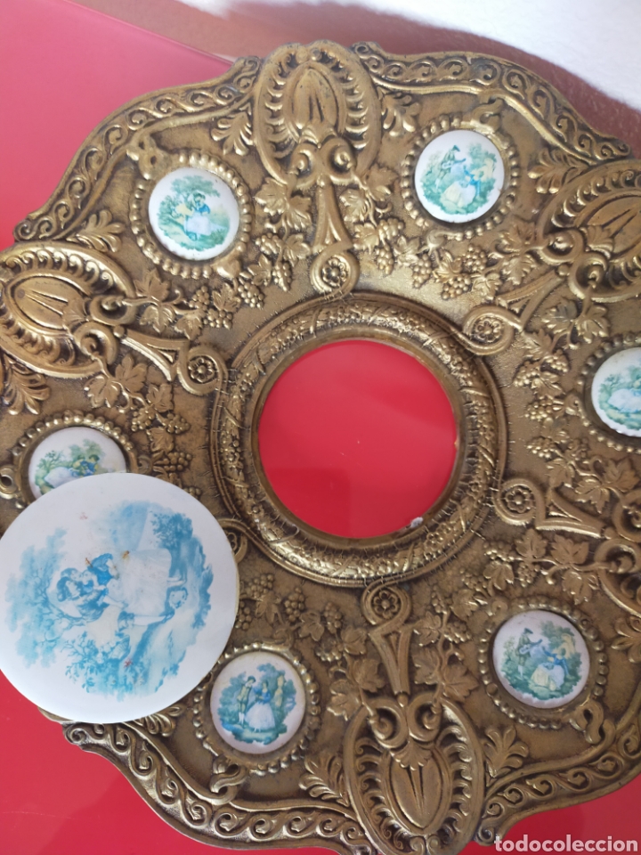 Vintage: Plato de bronce - Foto 3