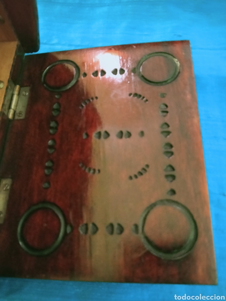 Vintage: Caja madera, tallada. - Foto 5