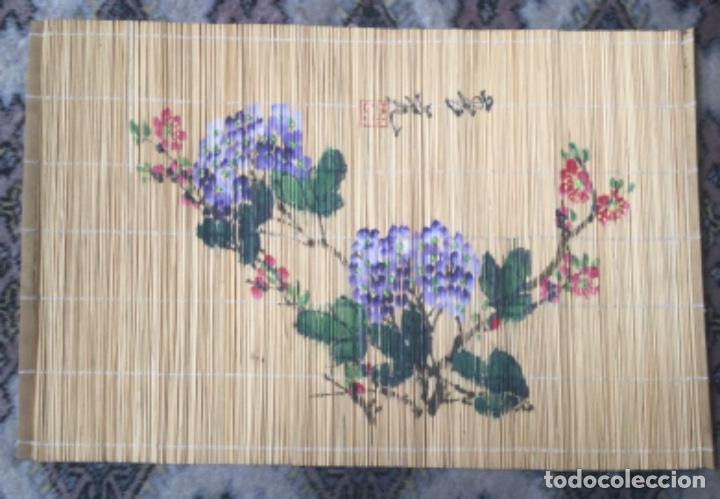 Vintage: SALVA MANTEL, TAPETE, PINTADO A MANO Y FIRMADO