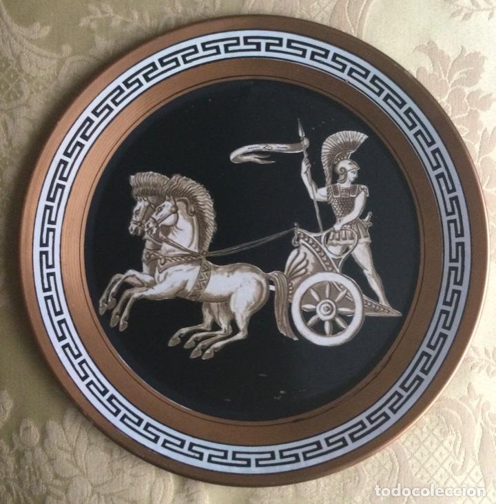 Vintage: PLATO VINTAGE DE COBRE, HECHO A MANO, GRECIA, FIRMADO