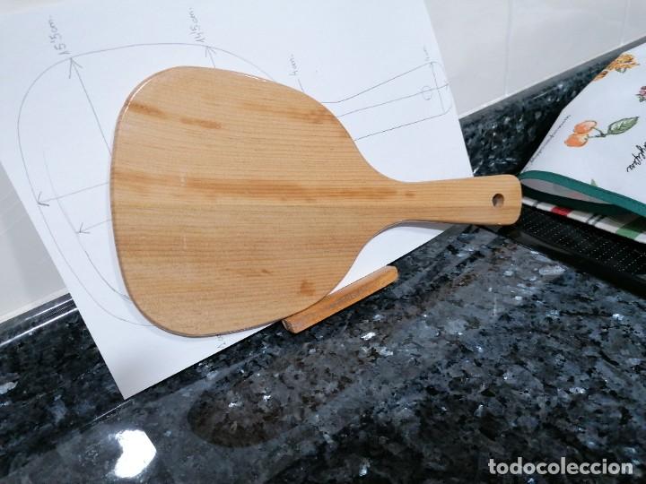 Vintage: C12 - espejo de mano de madera. - Foto 2