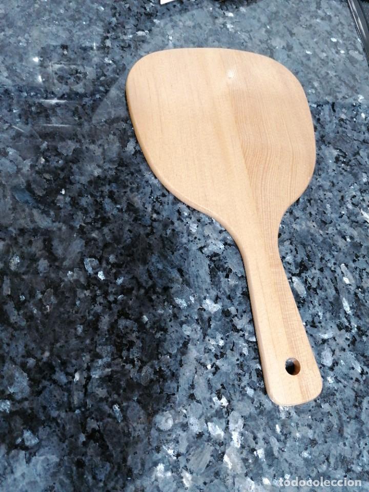 Vintage: C12 - espejo de mano de madera. - Foto 2