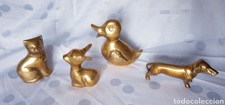 Vintage: Figuras de bronce. Animales.