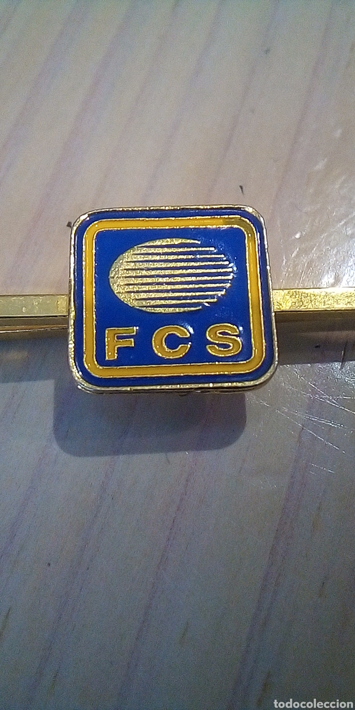 Vintage: FCS FALCON CONTRATAS Y SEGURIDAD EMPRESA ESPA&Ntilde;A &Uacute;NICO SUJETACORBATAS PISACORBATAS