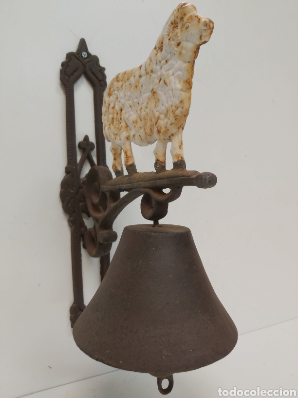 Vintage: Campana soporte pared hierro - Foto 2
