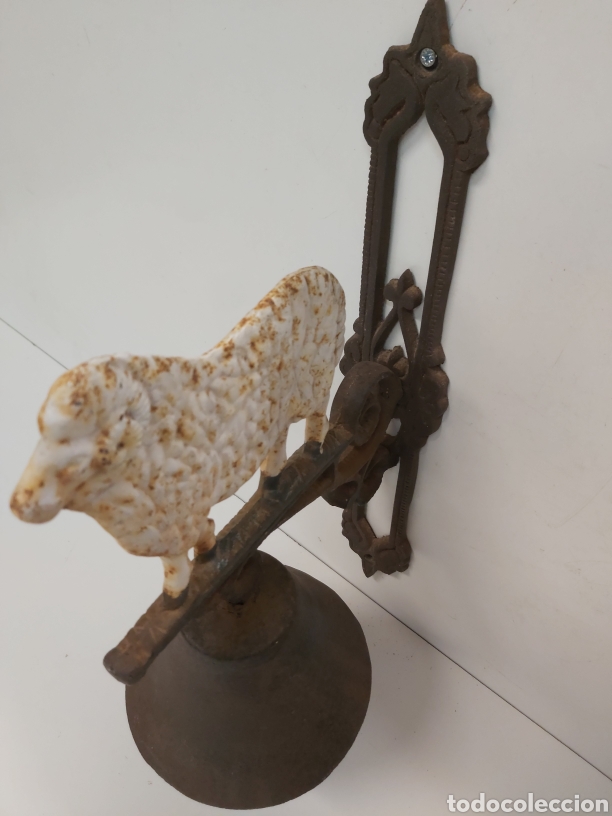 Vintage: Campana soporte pared hierro - Foto 3