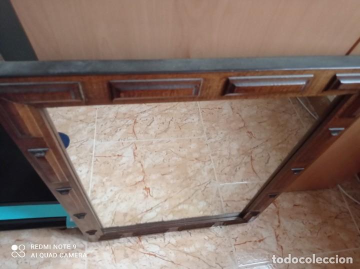 Vintage: ESP&Egrave;JO CON MOLDURA DE MADERA - Foto 2