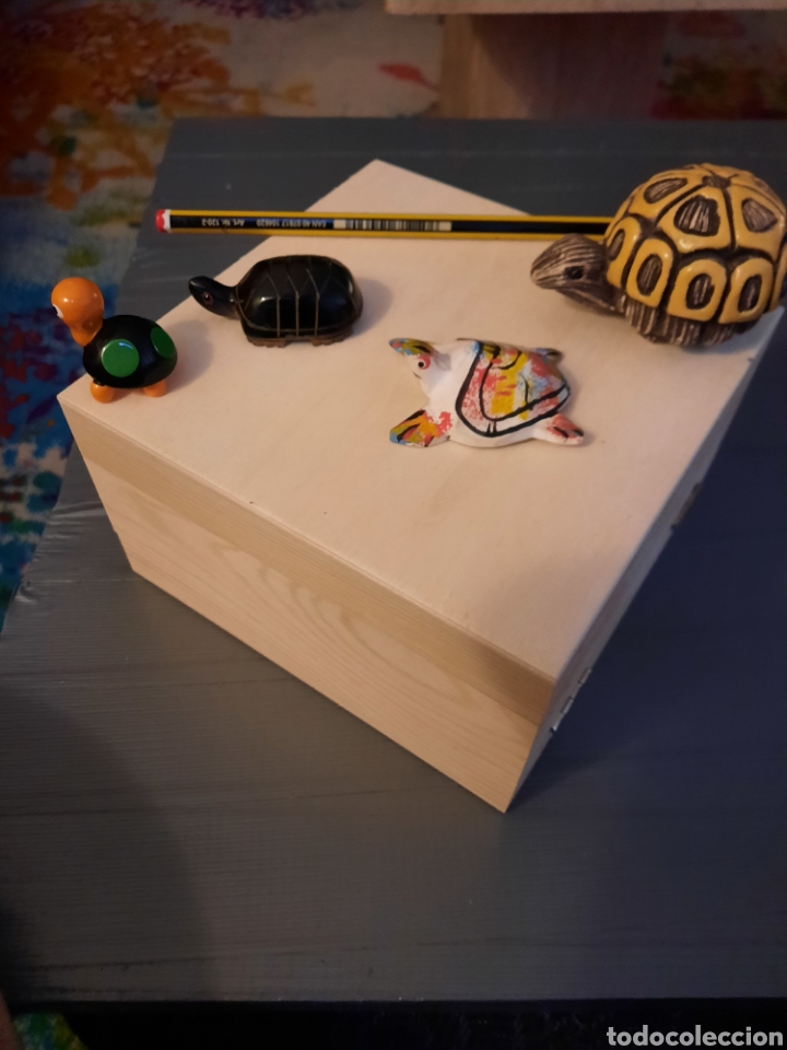 Vintage: Lote de 4 tortuguitas de diversos materiales. - Foto 4