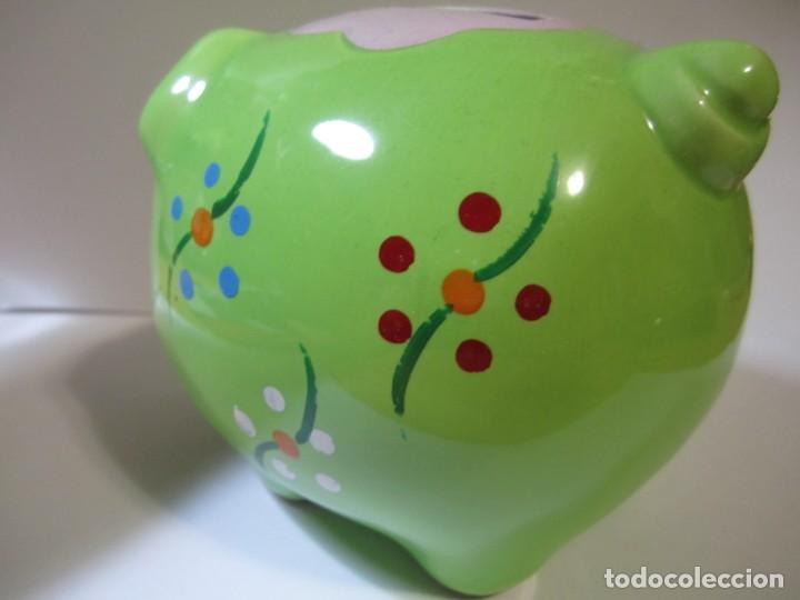 Vintage: hucha cerdita verde vintage - Foto 4