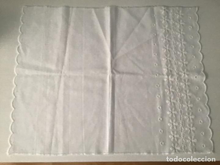 Vintage: PA&Ntilde;ITO BLANCO CON BORDADO - Foto 1