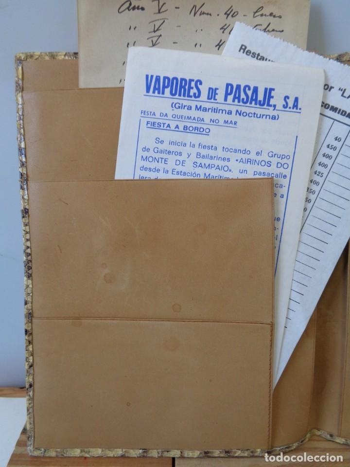Vintage: &iexcl;&iexcl; PORTA FOLIOS, DOCUMENTOS. De PIEL de SERPIENTE PITON.!! - Foto 8