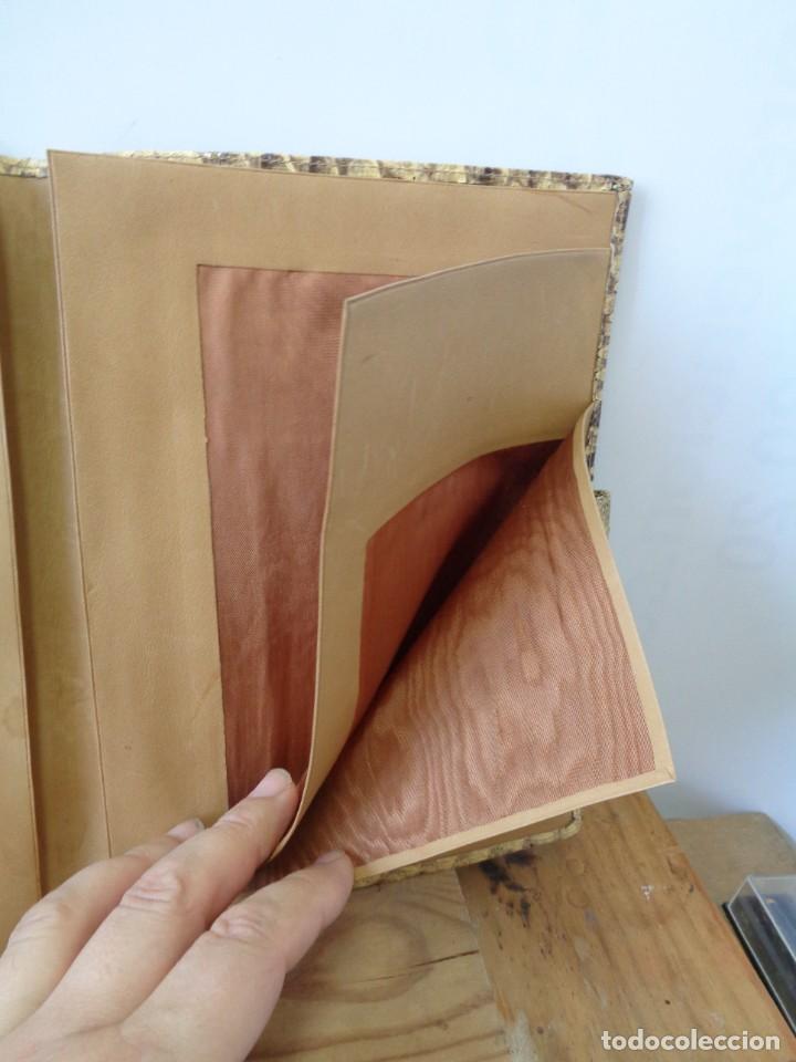 Vintage: &iexcl;&iexcl; PORTA FOLIOS, DOCUMENTOS. De PIEL de SERPIENTE PITON.!! - Foto 10