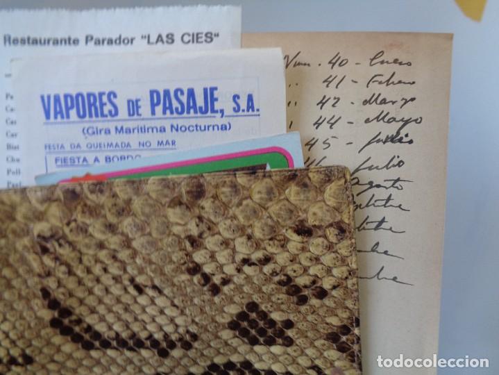 Vintage: &iexcl;&iexcl; PORTA FOLIOS, DOCUMENTOS. De PIEL de SERPIENTE PITON.!! - Foto 14