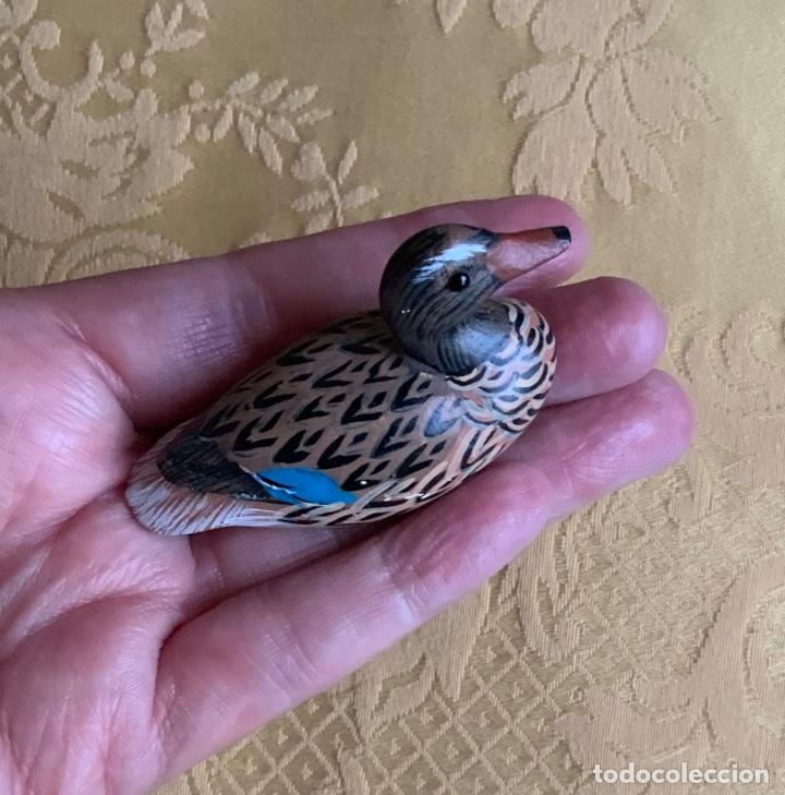 Vintage: Pareja de patos de madera - Foto 7