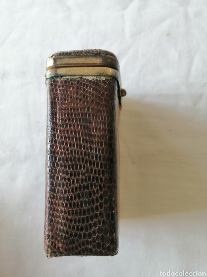 Vintage: Pitillera antigua piel de serpiente - Foto 2