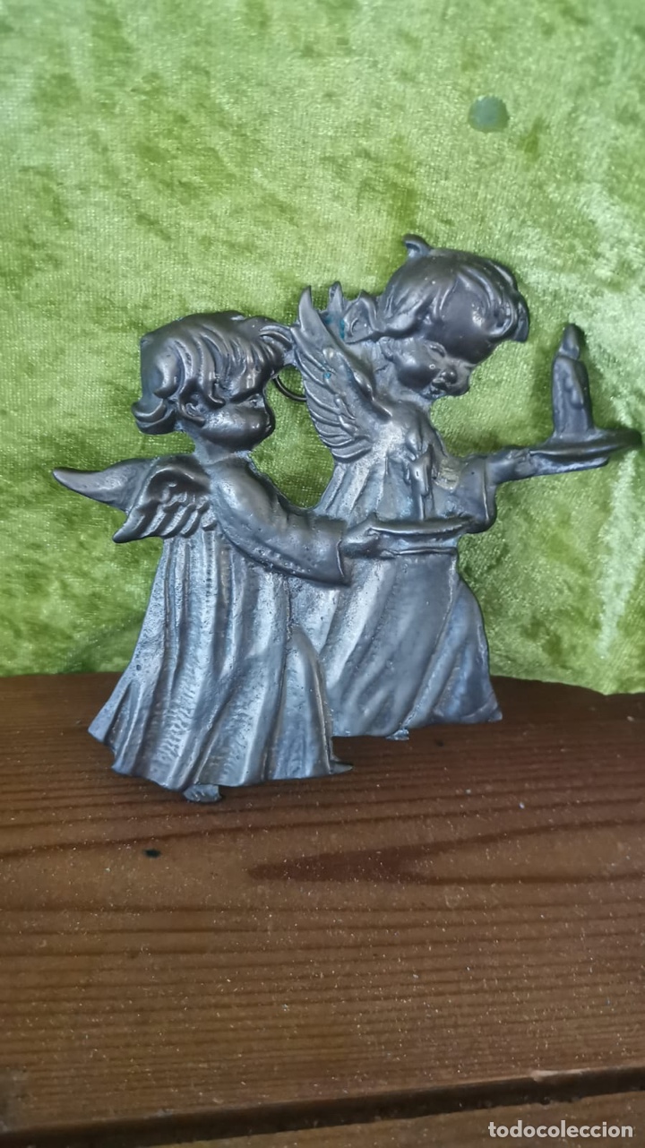 Vintage: Angelitos bronce - Foto 1