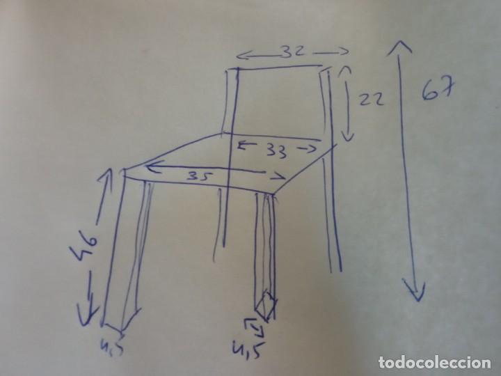 Vintage: SILLA INFANTIL DE MADERA - Foto 2
