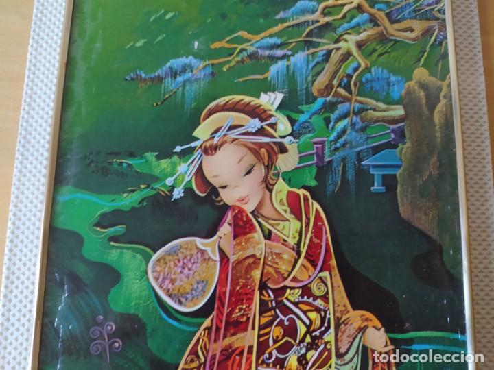 Vintage: CUADRO GEISHA VERNET. - Foto 4
