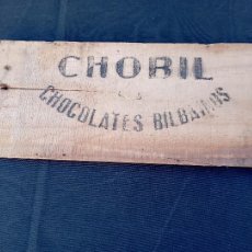Vintage: PUBLICIDAD CHOBIL CHOCOLATES BILBAINOS DECORACION. Lote 344821733