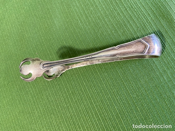 Vintage: Terronero o pinzas de plata. - Foto 2