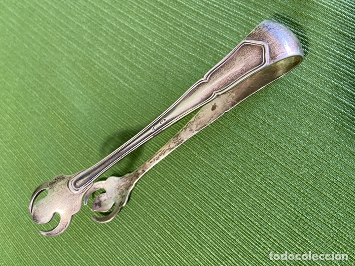 Vintage: Terronero o pinzas de plata. - Foto 5