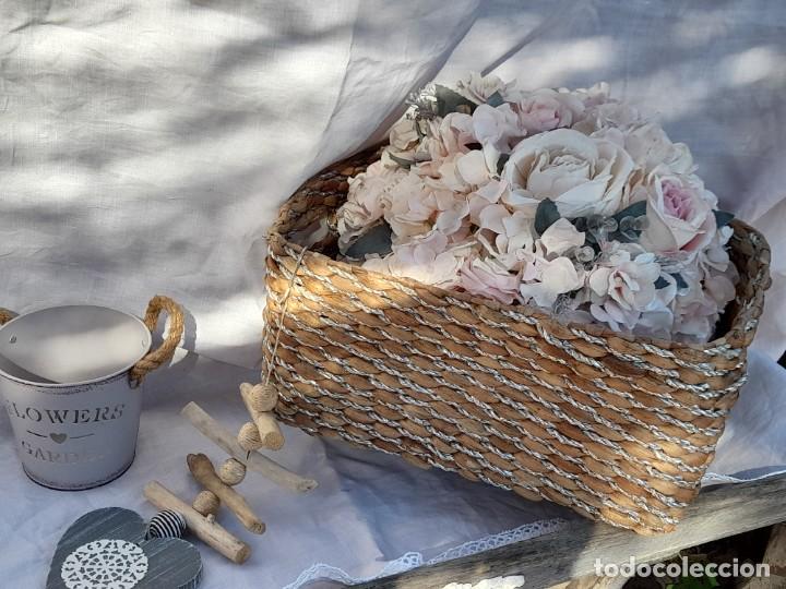 Vintage: Cesta de mimbre - Foto 1