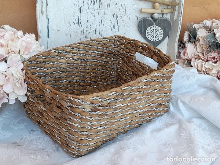 Vintage: Cesta de mimbre - Foto 2