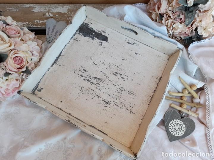 Vintage: Bandeja de madera d&eacute;cap&eacute;e - Foto 2