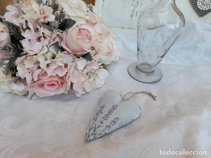 Vintage: Coraz&oacute;n decorativo de metal - Foto 1