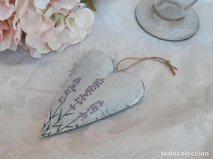 Vintage: Coraz&oacute;n decorativo de metal - Foto 2