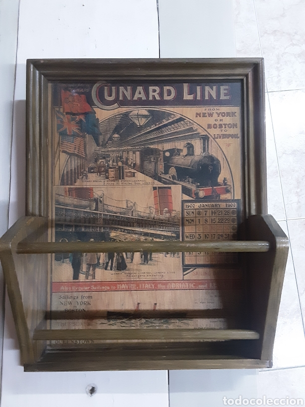 Vintage: Revistero de pared vintage