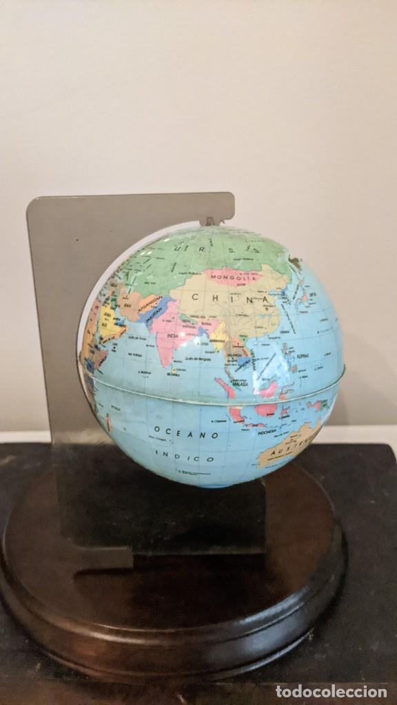 Vintage: GLOBO TERRAQUEO HUCHA BASE METACRILATO - Foto 2