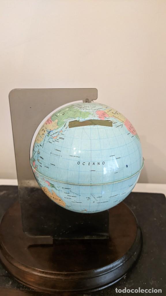 Vintage: GLOBO TERRAQUEO HUCHA BASE METACRILATO - Foto 3