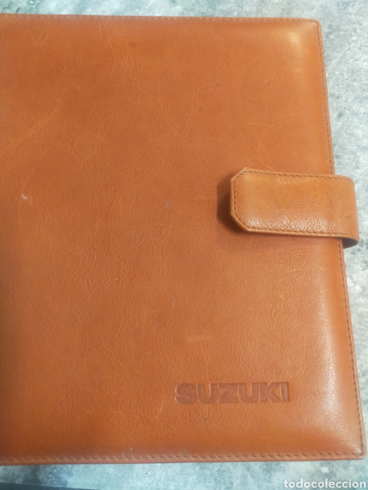 Vintage: Agenda Suzuki marr&oacute;n claro piel 2004