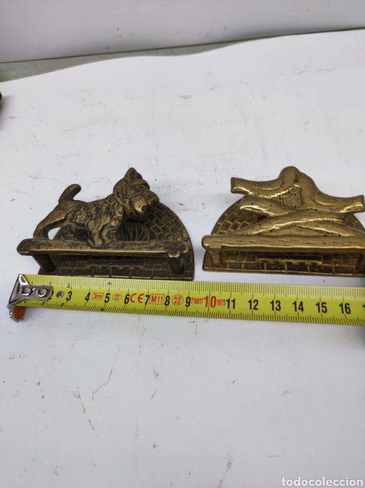 Vintage: Guarda servilletas bronce - Foto 2