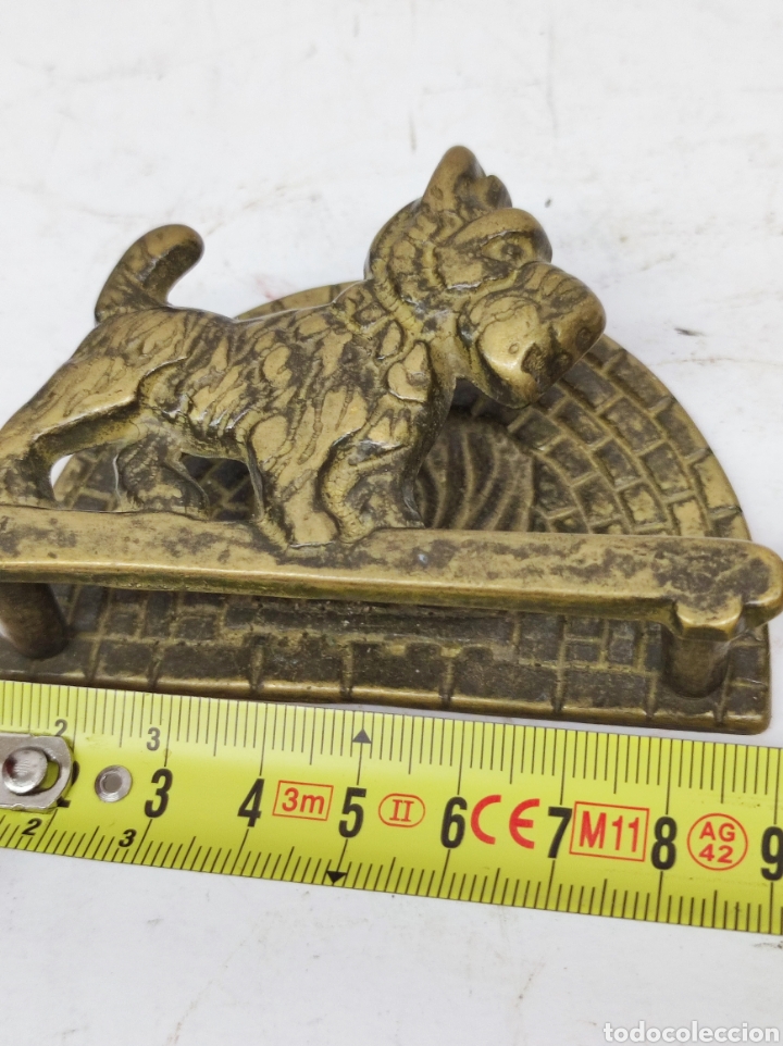 Vintage: Guarda servilletas bronce - Foto 3