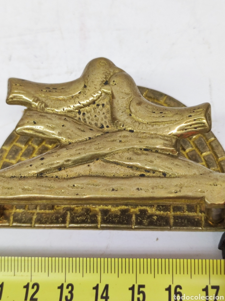 Vintage: Guarda servilletas bronce - Foto 6