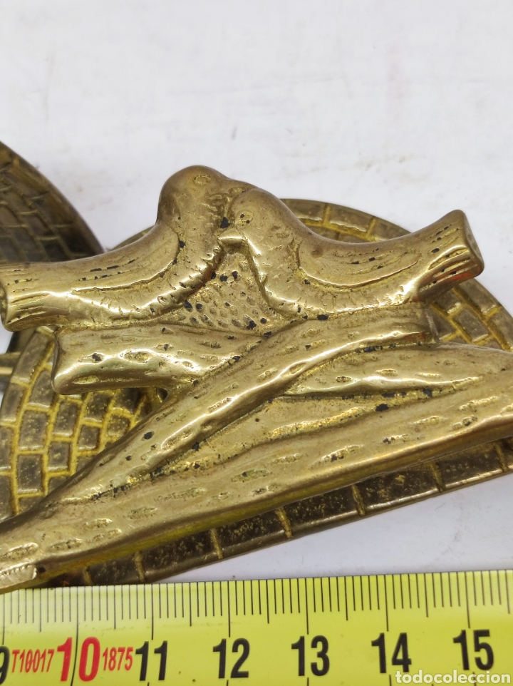 Vintage: Guarda servilletas bronce - Foto 7