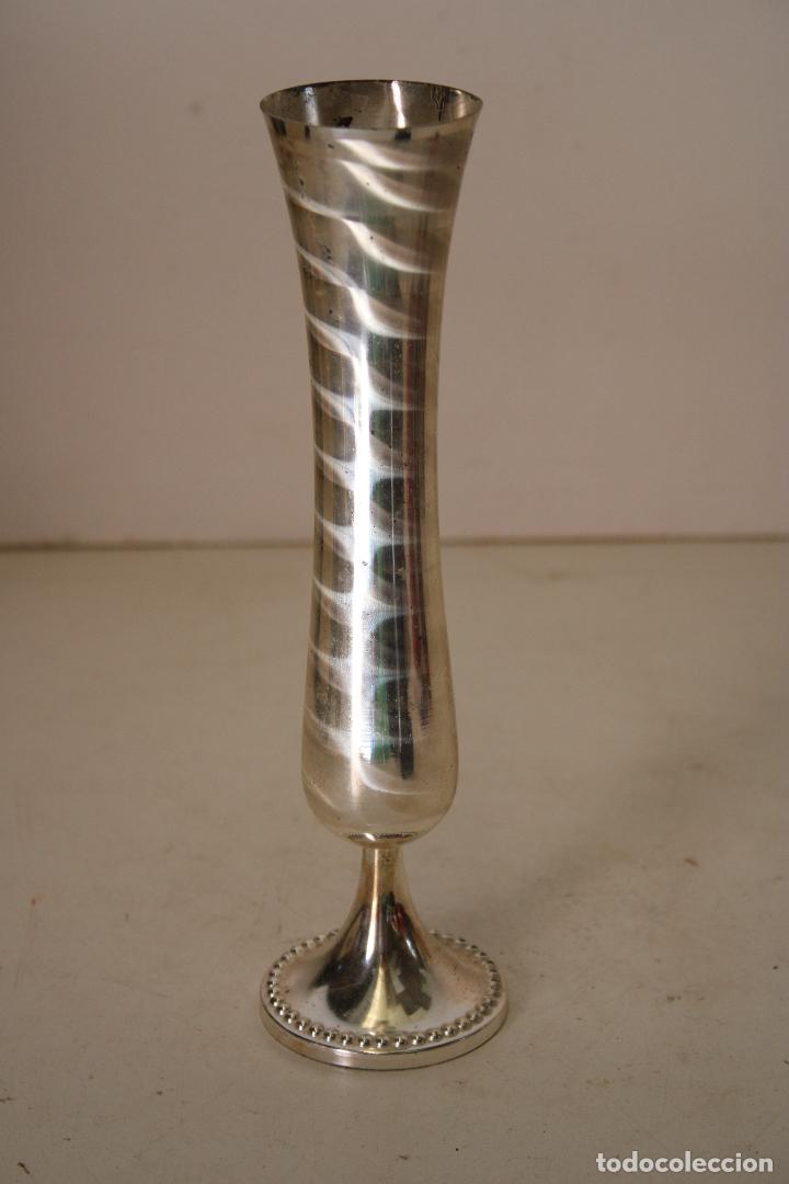Vintage: violetero de metal plateado - Foto 4