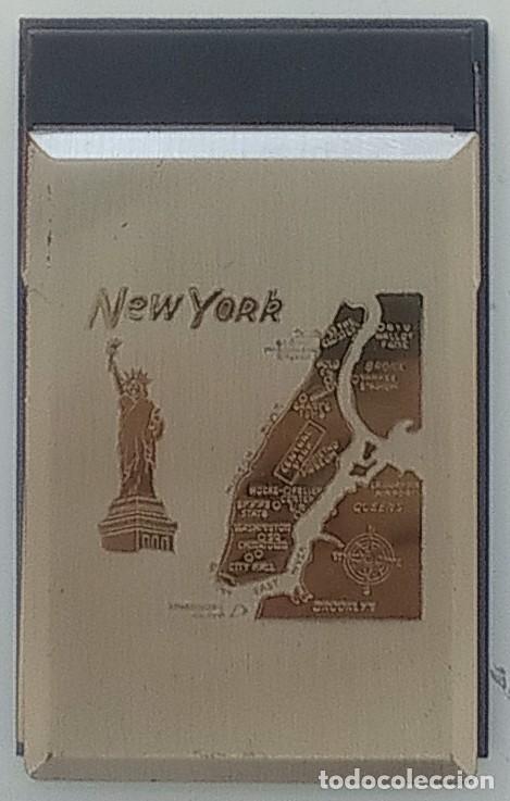 Vintage: AGENDA RECUERDO DE NEW YORK, CON LA PORTADA DE METAL. AGENDA-86