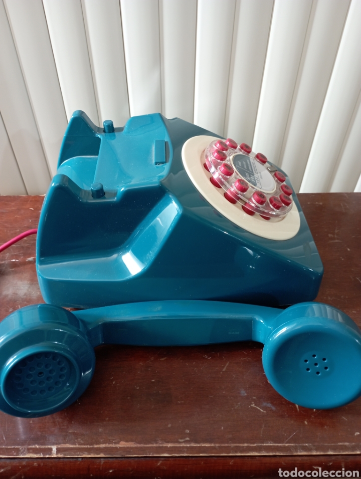 Vintage: Tel&eacute;fono Vintage azul - Foto 5