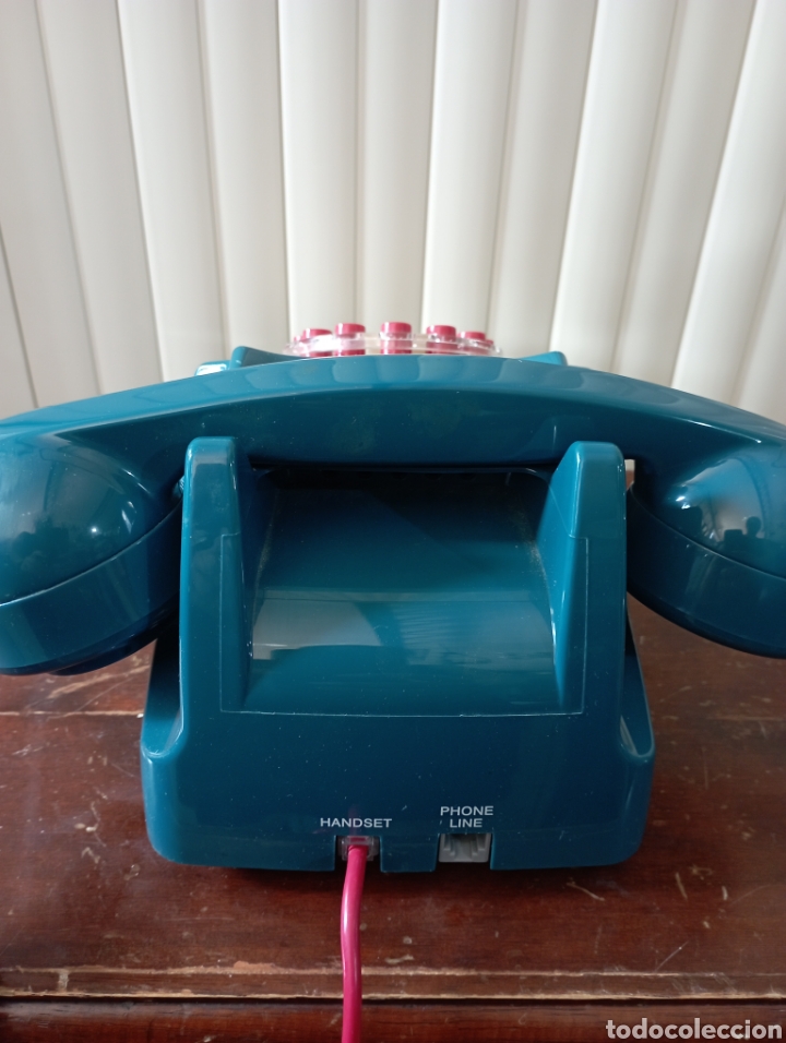 Vintage: Tel&eacute;fono Vintage azul - Foto 3