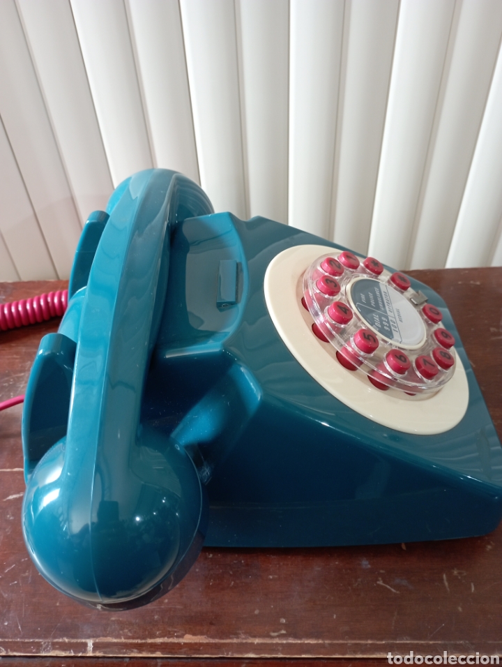 Vintage: Tel&eacute;fono Vintage azul - Foto 6