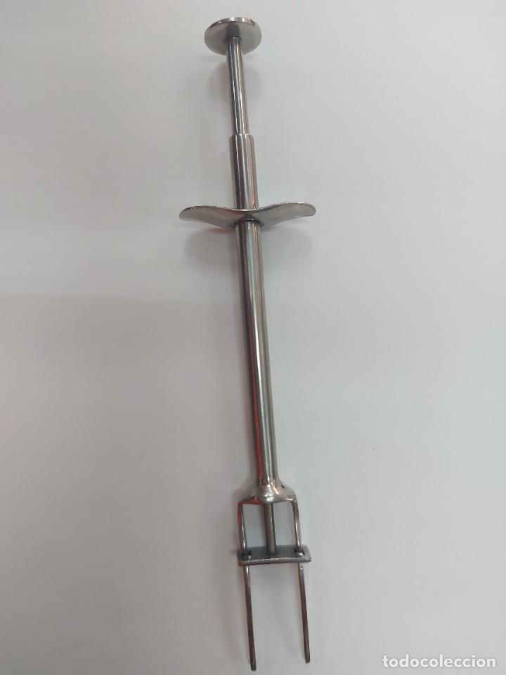 Vintage: ANTIGUA PINZA PARA SERVIR PAN - ACERO INOXIDABLE 18/8