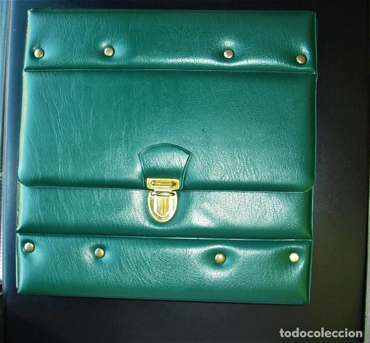 Vintage: ESTUCHE PORTACASSETTE VERDE - Foto 1