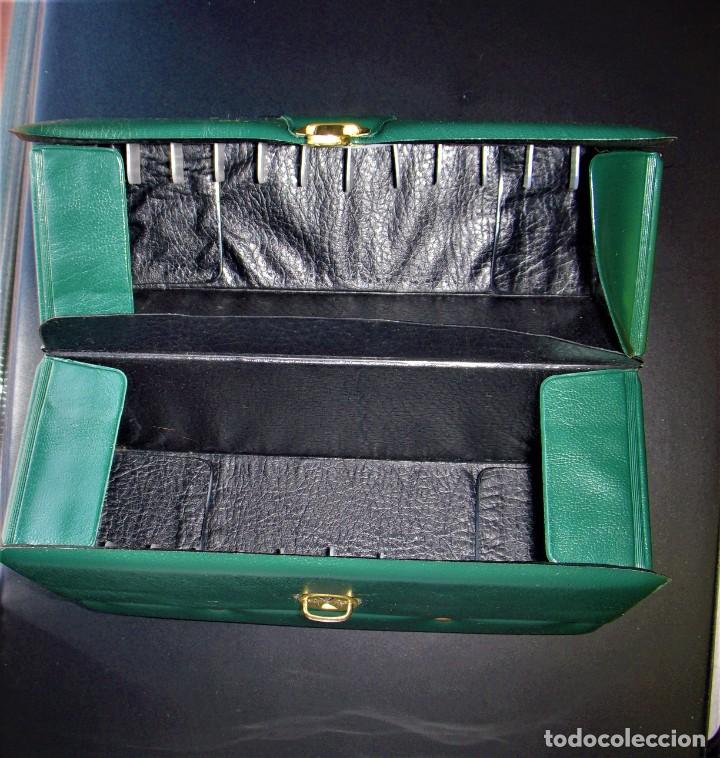 Vintage: ESTUCHE PORTACASSETTE VERDE - Foto 2
