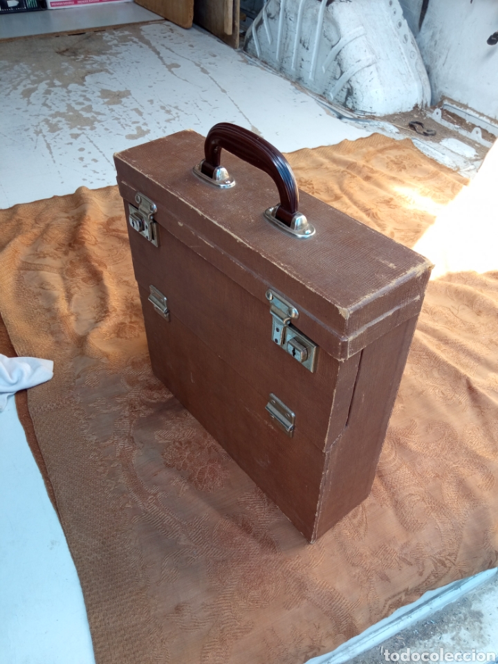 Vintage: MALETA DE VINILOS