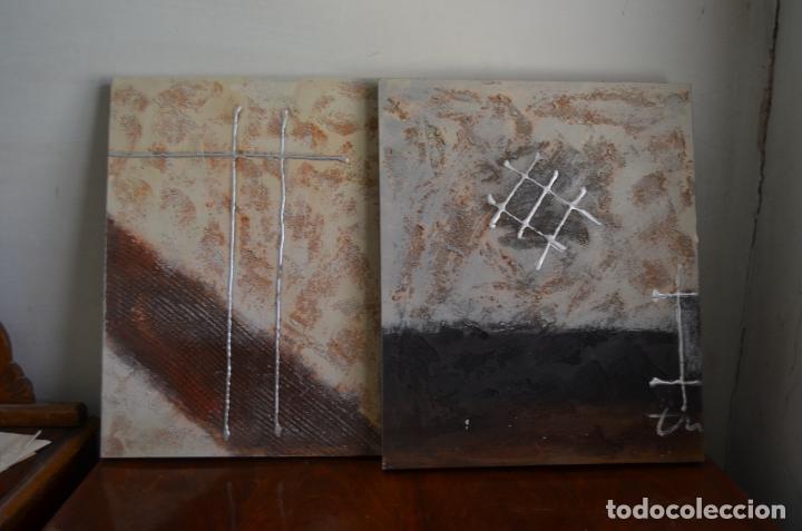 Vintage: Pareja de lienzos