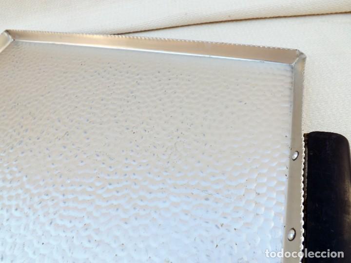 Vintage: BANDEJA CUADRADA DE ALUMINIO -MMM- - Foto 3